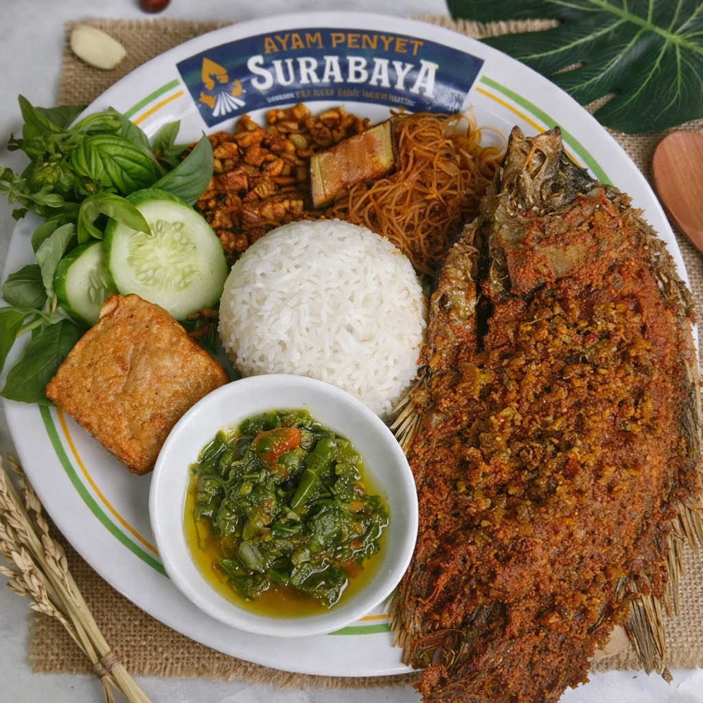 Paket Gurame Goreng + Es Teh Manis